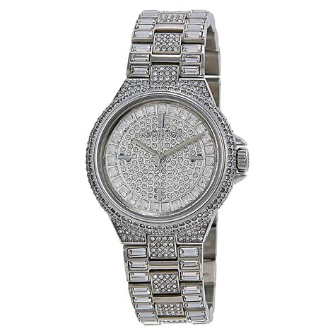 michael kors watch women's silver|michael kors camille women's watch.